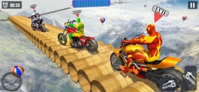 Superhero GT Bike Racing Stunt Image