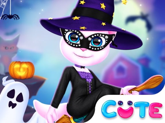 Cat Girl Halloween Preparation Game Cover