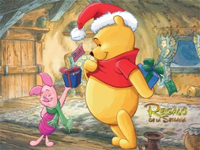 Winnie the Pooh Christmas Jigsaw Puzzle Image