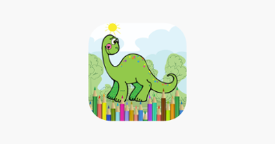 Dino Dinosaur Coloring Book - Cute Drawings Pages And Painting Games for Kids Image