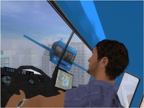 Flying Bus City Stunts Simulator - Collect stars by performing stunts in 3D modern city Image