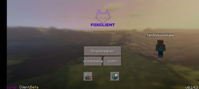 FOXCLIENT [MCPE 0.14] Image