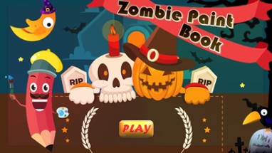 Zombie Paint Book - Zombie catchers painting game Image