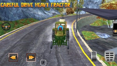 Driving Tractor Farming Sim Image