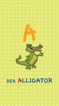 ABC Animals German Alphabets Flashcards: Vocabulary Learning Free For Kids! Image