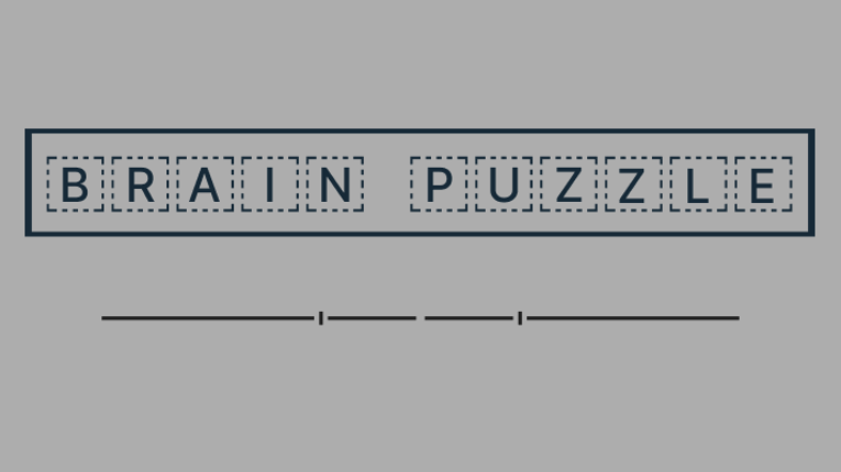 Brain Puzzle Game Cover