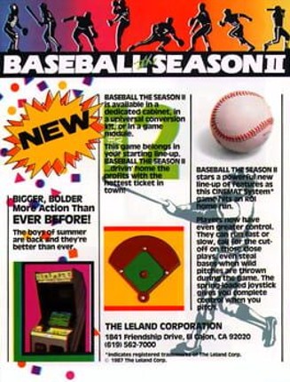 Baseball: The Season II Game Cover