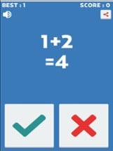 Extreme Math True Or False : The Addition and Subtraction Puzzle Free Game Image