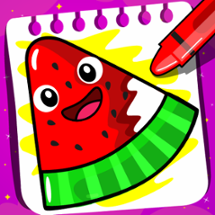 Fruits Coloring- Food Coloring Image