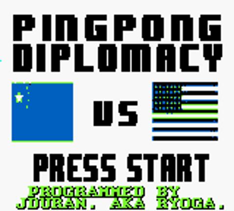 Ping-Pong Diplomacy (GB) Game Cover