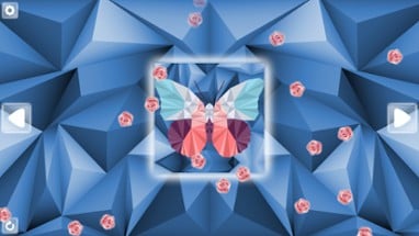 Poly Puzzle: Butterflies Image