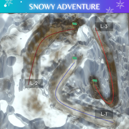 Snowy Adventure - 3d FPS Game Cover