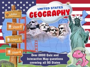 Geography of the United States of America: Map Learning and Quiz Game for Kids [Lite] Image