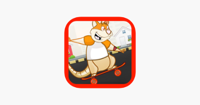 Rat on Skateboard jump Games - Fun Game For Free Image