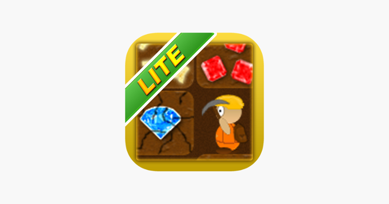 Treasure Miner Lite - 2d gem Game Cover