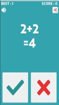 Extreme Math True Or False : The Addition and Subtraction Puzzle Free Game Image