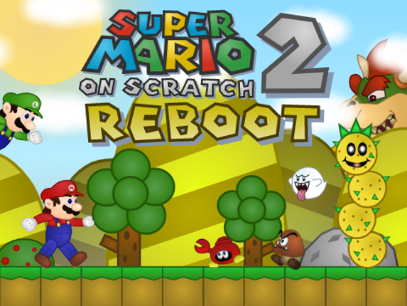 Super Mario on Scratch 2 Reboot - HTML Port Game Cover