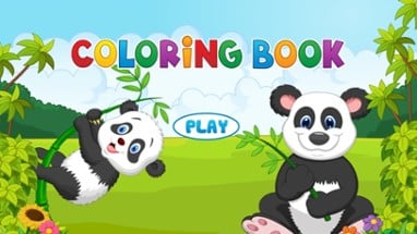 Panda Coloring Book - Painting Game for Kids Image