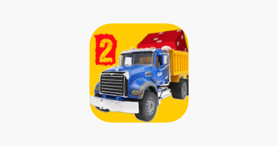 Trucker Transporter Parking 3D Image
