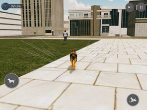 US Police Dog City Security 3D Image