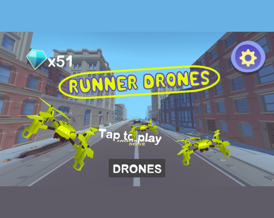 Runner Drones Game Cover