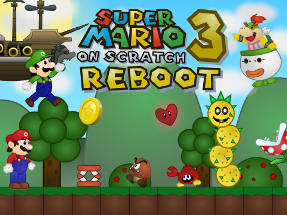 Super Mario on Scratch 3 Reboot - HTML Port Game Cover