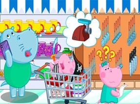 Kids Shoping Image