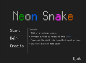 Neon Snake Image