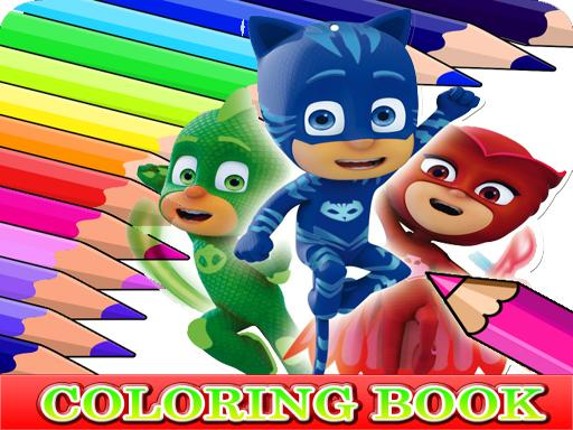 Coloring Book for PJ Masks Game Cover