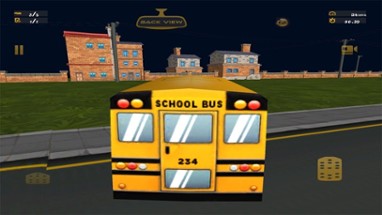 Crazy Town School Bus Racing Image