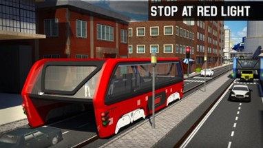 Elevated Bus Driver 3D: Futuristic Auto Driving Image