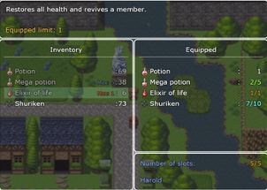 Equip Items - Rpg Maker MV plugin Image