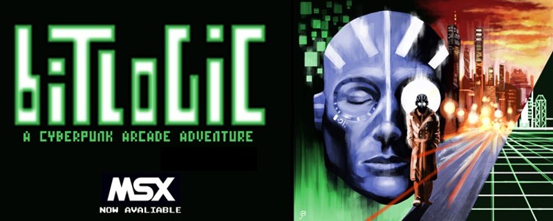 Bitlogic MSX, A Cyberpunk Arcade Adventure Game Cover