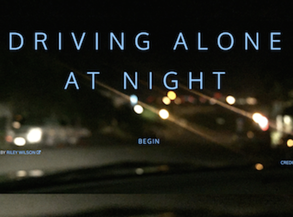 Driving Alone at Night Game Cover