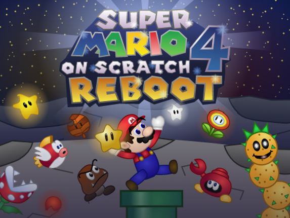 Super Mario on Scratch 4 Reboot - HTML Port Game Cover