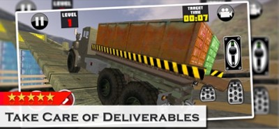 Trucker Transporter Parking 3D Image