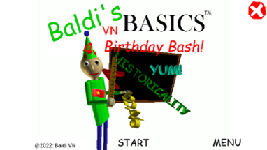 Baldi's VN Basics Birthday Bash Image