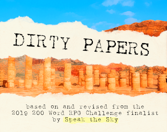 Dirty Papers Game Cover