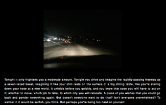 Driving Alone at Night Image