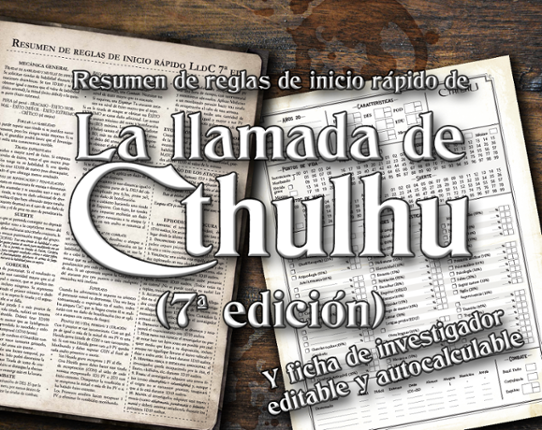 Reglas rápidas y fichas de investigador de La Llamada de Cthulhu 7ª edición Game Cover