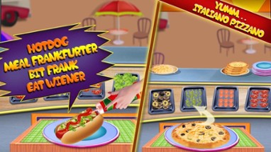 Fast Food Truck Park Chef Game Image