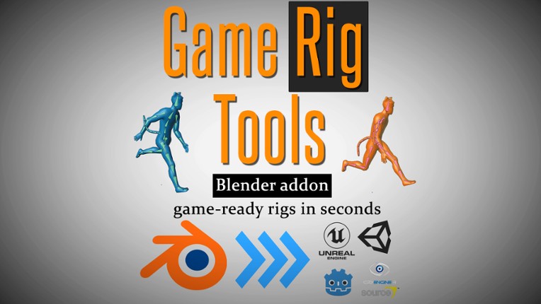 Game Rig Tools (Blender Addon) - game-ready rigs in seconds Game Cover