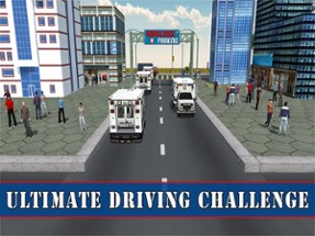 Ambulance Hospital Parking – Drive &amp; park vehicle in this extreme driver simulator game Image