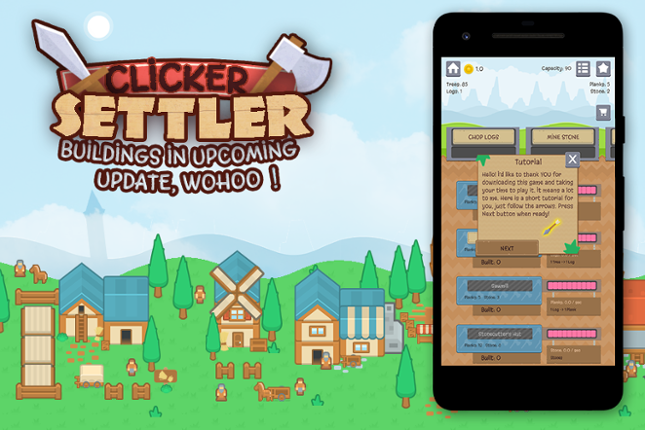 Clicker Settlers - Archived Game Cover