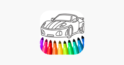 Cars coloring book game Image