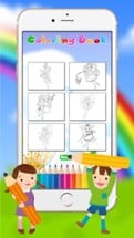 Fairy &amp; Princess Coloring Book for Kids Preschool Toddler Image
