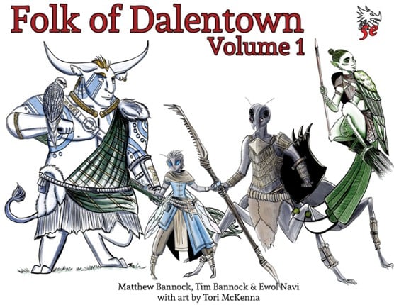 Folk of Dalentown Volume 1 for 5th Edition Game Cover