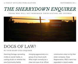 Sherrydown Enquirer 4: Bad Dog Image