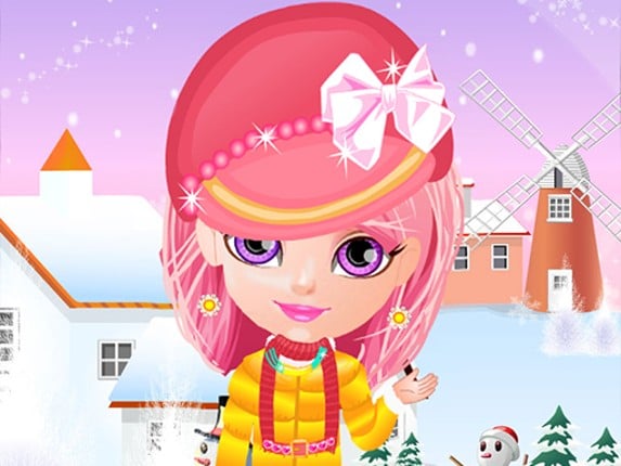 Baby Halen Winter Dress Up Game Cover