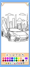 Cars coloring book game Image